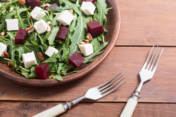 Beetroot salad with feta