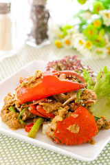  Stir-fried crab curry