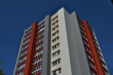 Residential building in the city