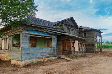 old wooden house