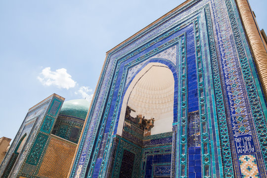 Cemetery of Shahi Zinda in Samarkand, Uzbekistan
