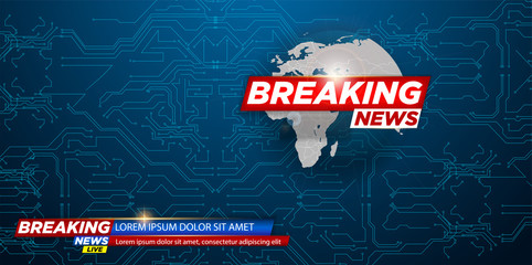 News vector background, breaking news. Can be used for blog background or technological or business news article backdrop. EPS10