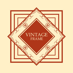 Vintage border vector