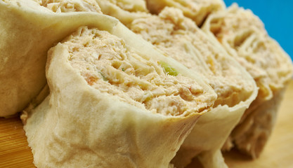 Chicken Taco Mexican Pinwheels