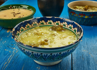 Uzbek soup jorma