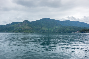 Lake Toba in the Indonesian island of Sumatra