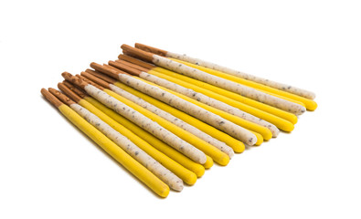 Pocky banana isolated