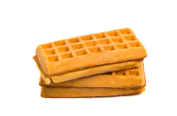 waffles stuffing isolated
