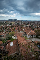 Fototapeta na wymiar Urban change. Old Ankara Turkey. Ankara capital city of Turkey