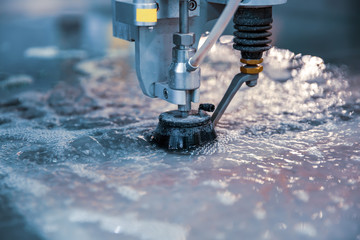 CNC water jet cutting machine
