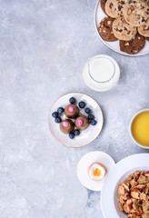 Home made crunch breakfast