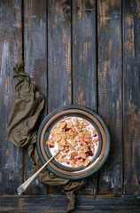 Home made crunch breakfast