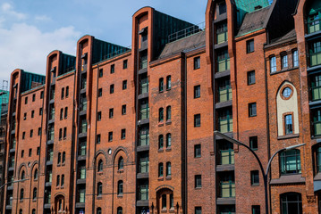 old architecture in the Hamburg harbor