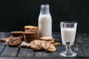 Home made chocolate drops cookies