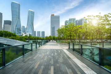 The entrance of the office building of the City Square commercial building