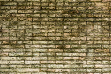 Abstract weathered texture stained old white brick wall background