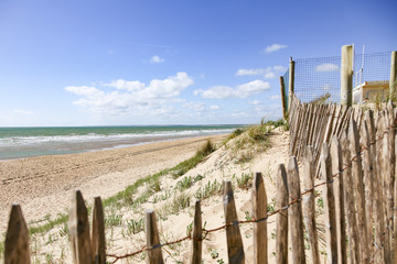 Zaun in der D&uuml;ne