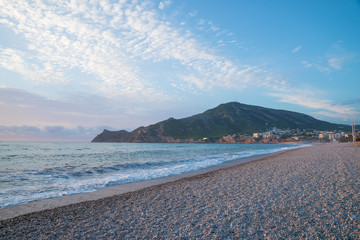 Albir beach early morning