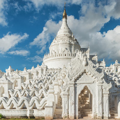 Hsinbyume Pagoda, Mingun on Irrawaddy river near Sagaing, Mandalay Region, Myanmar