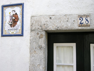 Lissabon, Alfama Haust&uuml;r