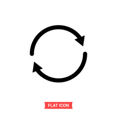Cached vector icon, restart symbol © Ferhad