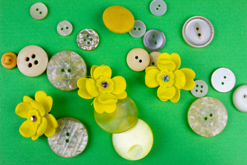 Cloth buttons pattern