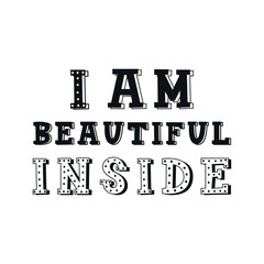 Unique hand drawn nursery poster with handdrawn lettering in scandinavian style. Vector illustration