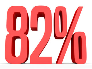 Eighty two percent off. Discount 82 %.