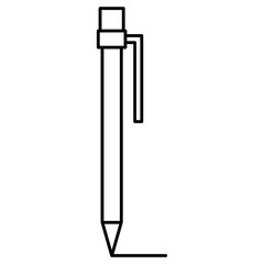 pen writer isolated icon vector illustration design