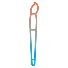 paint brush tool icon vector illustration design