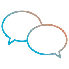 speech bubbles messages icon vector illustration design