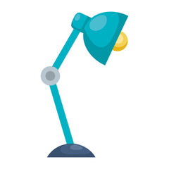 office desk lamp icon vector illustration design