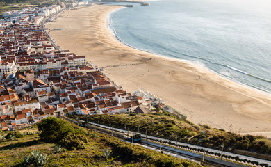 Fototapeta premium city, beach, sea, panorama, view, coast, sky, water, travel, 