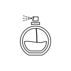 Perfume spray vector icon
