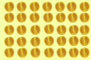 Colorful fruit pattern. Fresh summer vegetarian food. Vitamin Citrus Diet