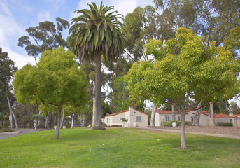 Fototapeta na wymiar Balboa park cultural center in San Diego California.
