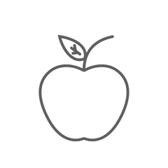 apple line vector icons