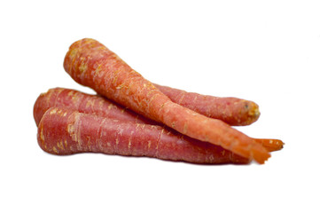 Red carrots for food