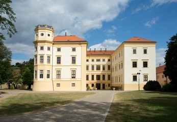Fototapeta na wymiar Castle Straznice in the Eastern Moravia,Czech republic