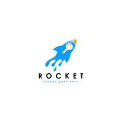 Rocket logo template