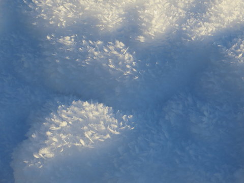 Hintergrund Schneekristalle