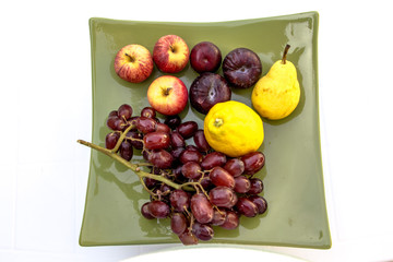 Frutas e legumes frescos