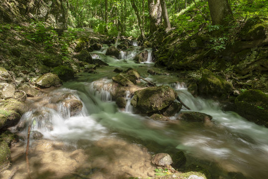 Waterfall in Zadiel valley