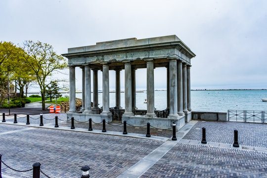 Structure Surrounding Plymouth Rock