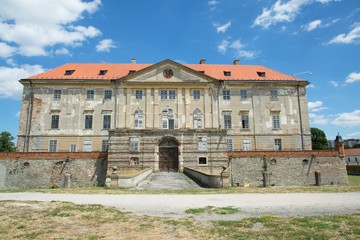 Fototapeta na wymiar Baroque castle in the town Holic, Slovakia