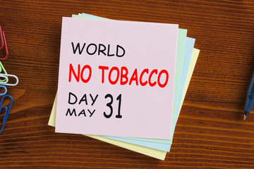 World No Tobacco Day Concept