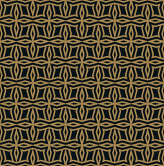 abstract seamless ornament lines pattern vector illustration