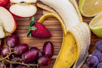 Frutas e legumes frescos