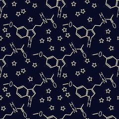 Seamless melatonin pattern