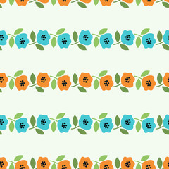 Obraz premium Seamless floral pattern